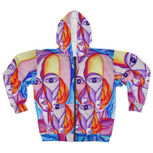Load image into Gallery viewer, Unisex Zip Hoodie (AOP)