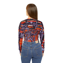 Load image into Gallery viewer, Women's Long Sleeve V-neck Shirt (AOP)