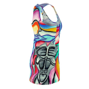 Bohemian Floral Racerback Dress for Women - Perfect Summer Style & Festival Wear