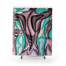 Load image into Gallery viewer, Abstract Artistic Shower Curtain - Colorful Modern Bath Decor