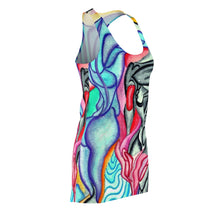 Load image into Gallery viewer, Women's Cut &amp; Sew Racerback Dress (AOP)