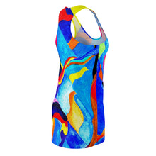 Load image into Gallery viewer, Women's Cut &amp; Sew Racerback Dress (AOP)