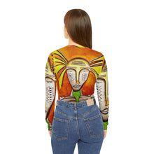 Load image into Gallery viewer, Women's Long Sleeve V-neck Shirt (AOP)