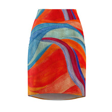 Load image into Gallery viewer, Women's Pencil Skirt (AOP)