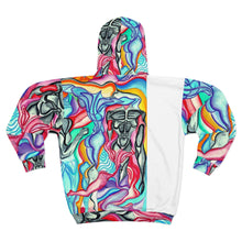 Load image into Gallery viewer, Unisex Zip Hoodie (AOP)