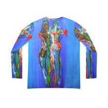 Load image into Gallery viewer, Women's Long Sleeve V-neck Shirt (AOP)