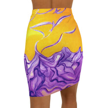 Load image into Gallery viewer, Women's Mid-Waist Pencil Skirt (AOP)
