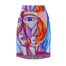 Load image into Gallery viewer, Women's Pencil Skirt (AOP)