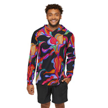 Load image into Gallery viewer, Vibrant Floral Sports Warmup Hoodie for Men