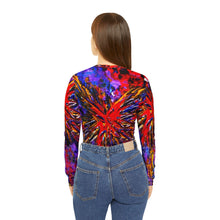 Load image into Gallery viewer, Women's Long Sleeve V-neck Shirt (AOP)