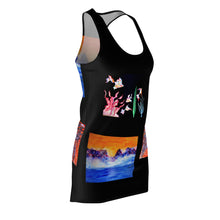 Load image into Gallery viewer, Women's Cut &amp; Sew Racerback Dress (AOP)