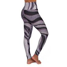 Load image into Gallery viewer, Stylish High Waisted Yoga Leggings - Abstract Zebra Print for Comfort &amp; Performance