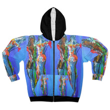 Load image into Gallery viewer, Unisex Zip Hoodie (AOP)