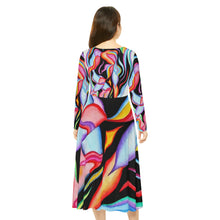 Load image into Gallery viewer, Women's Long Sleeve Dance Dress (AOP)
