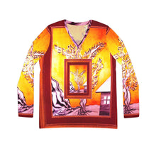 Load image into Gallery viewer, Women's Long Sleeve V-neck Shirt (AOP)