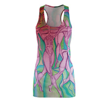 Load image into Gallery viewer, Women's Cut &amp; Sew Racerback Dress (AOP)