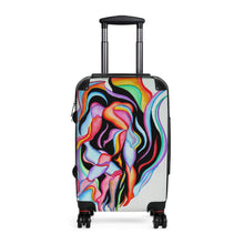 Load image into Gallery viewer, Vibrant Abstract Art Suitcase