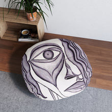 Load image into Gallery viewer, Tufted Floor Pillow, Round