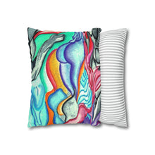 Load image into Gallery viewer, Spun Polyester Square Pillow Case
