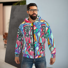 Load image into Gallery viewer, Unisex Zip Hoodie (AOP)