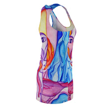 Load image into Gallery viewer, Women's Cut &amp; Sew Racerback Dress (AOP)