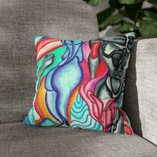 Load image into Gallery viewer, Spun Polyester Square Pillow Case