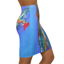 Load image into Gallery viewer, Women's Mid-Waist Pencil Skirt (AOP)