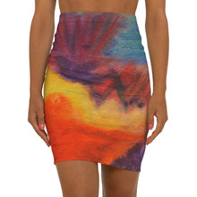 Load image into Gallery viewer, Women's Mid-Waist Pencil Skirt (AOP)