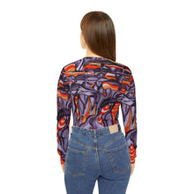 Load image into Gallery viewer, Women's Long Sleeve V-neck Shirt (AOP)