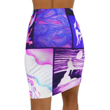 Load image into Gallery viewer, Women's Mid-Waist Pencil Skirt (AOP)
