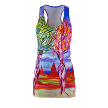 Load image into Gallery viewer, Women's Cut &amp; Sew Racerback Dress (AOP)