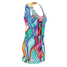 Load image into Gallery viewer, Women's Cut &amp; Sew Racerback Dress (AOP)