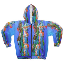 Load image into Gallery viewer, Unisex Zip Hoodie (AOP)