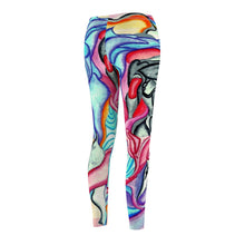 Load image into Gallery viewer, Women's Cut &amp; Sew Casual Leggings (AOP)