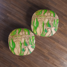 Load image into Gallery viewer, Tufted Floor Pillow, Round