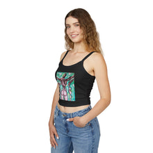 Load image into Gallery viewer, Artistic Women&#39;s Spaghetti Strap Tank Top, Boho Style, Summer Essential, Body Positive Fashion, Gift for Her, Creative Vibe