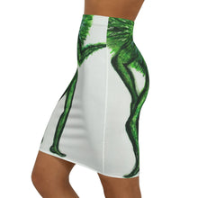 Load image into Gallery viewer, Women's Mid-Waist Pencil Skirt (AOP)