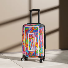 Load image into Gallery viewer, Colorful Abstract Art Suitcase - Stylish Travel Luggage for Creative Souls