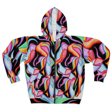 Load image into Gallery viewer, Unisex Zip Hoodie (AOP)