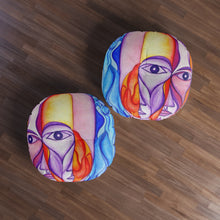 Load image into Gallery viewer, Tufted Floor Pillow, Round