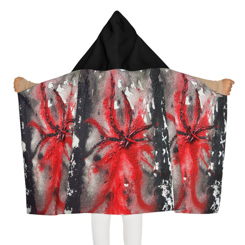 Artistic Youth Hooded Towel for Creative Kids
