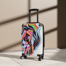 Load image into Gallery viewer, Vibrant Abstract Art Suitcase