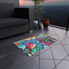 Load image into Gallery viewer, Vibrant Outdoor Rug for Patio &amp; Garden Decor - Abstract Design