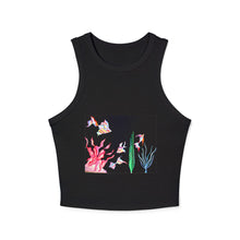 Load image into Gallery viewer, Whimsical Coral Reef Tank Top - Women's Micro Rib Racer Tank, Summer Top, Ocean Vibes, Beachwear, Gift for Her, Vacation Essentials