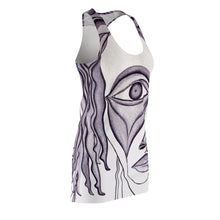 Load image into Gallery viewer, Women's Cut &amp; Sew Racerback Dress (AOP)