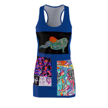 Load image into Gallery viewer, Women's Cut &amp; Sew Racerback Dress (AOP)