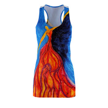 Load image into Gallery viewer, Women's Cut &amp; Sew Racerback Dress (AOP)