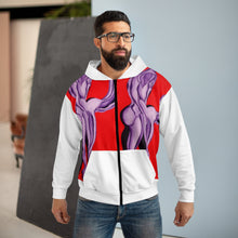 Load image into Gallery viewer, Unisex Zip Hoodie (AOP)