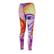 Load image into Gallery viewer, Women's Cut &amp; Sew Casual Leggings (AOP)