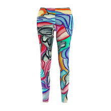 Load image into Gallery viewer, Women's Cut &amp; Sew Casual Leggings (AOP)